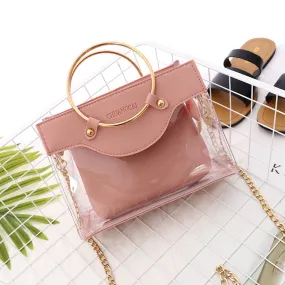 2019 Women bag Metallic Ring