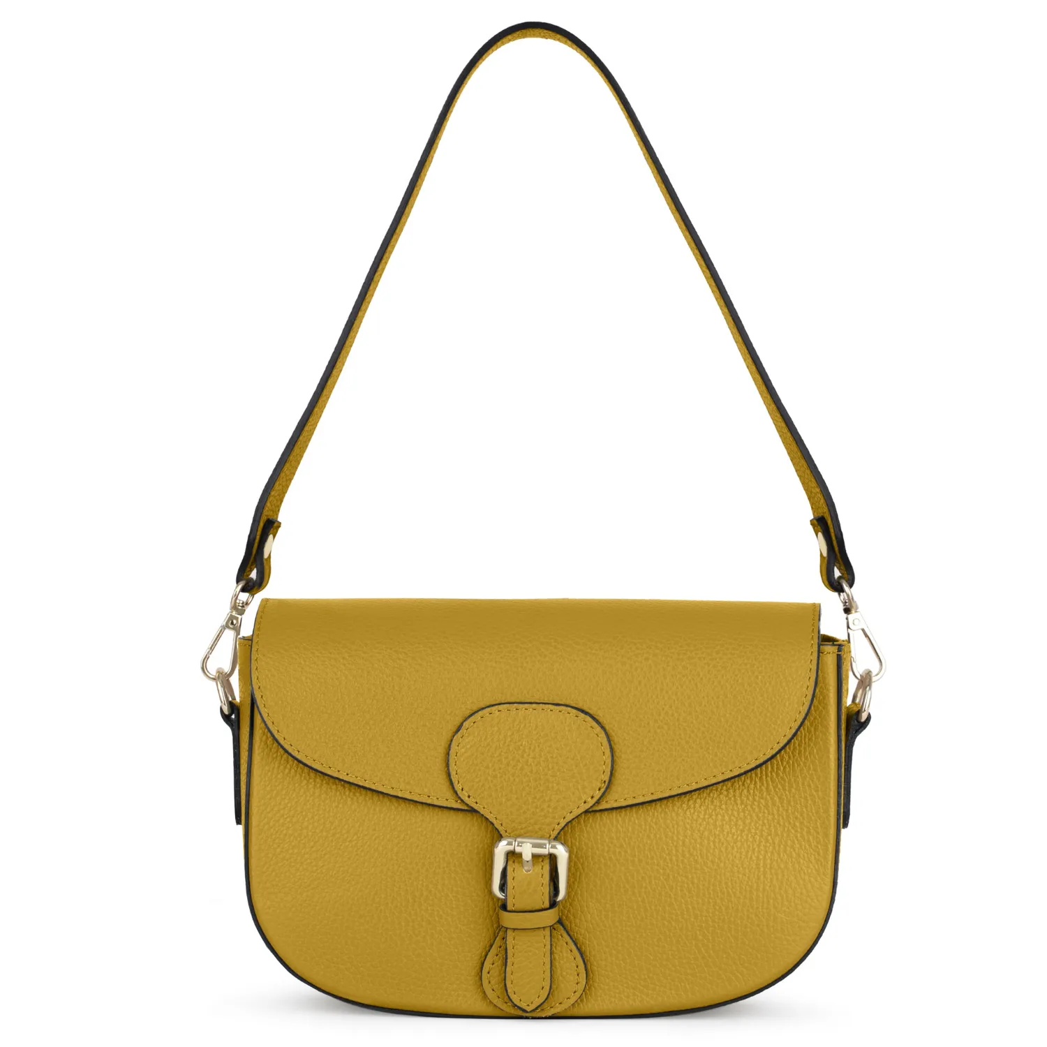 Alice Leather Crossbody Bag - Ochre