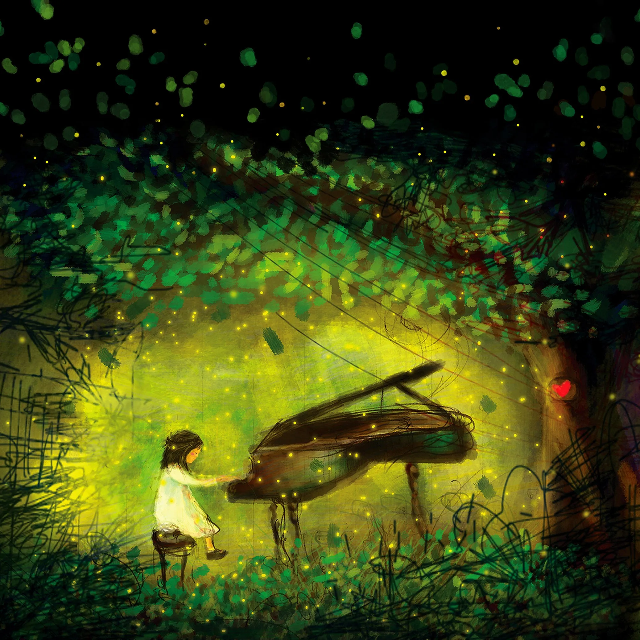 Bibsisita Clutch Bag- Magical Piano