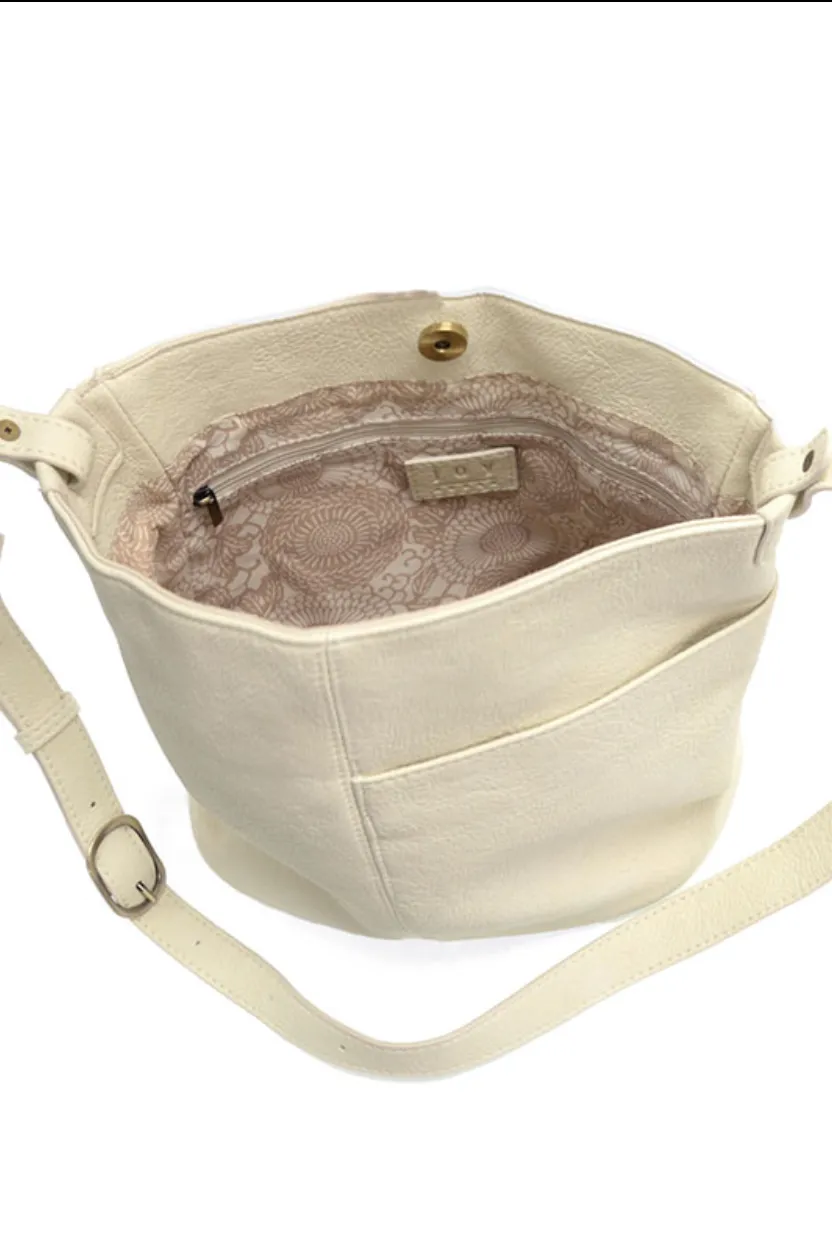 Bindi Front Pocket Bucket Crossbody Bag