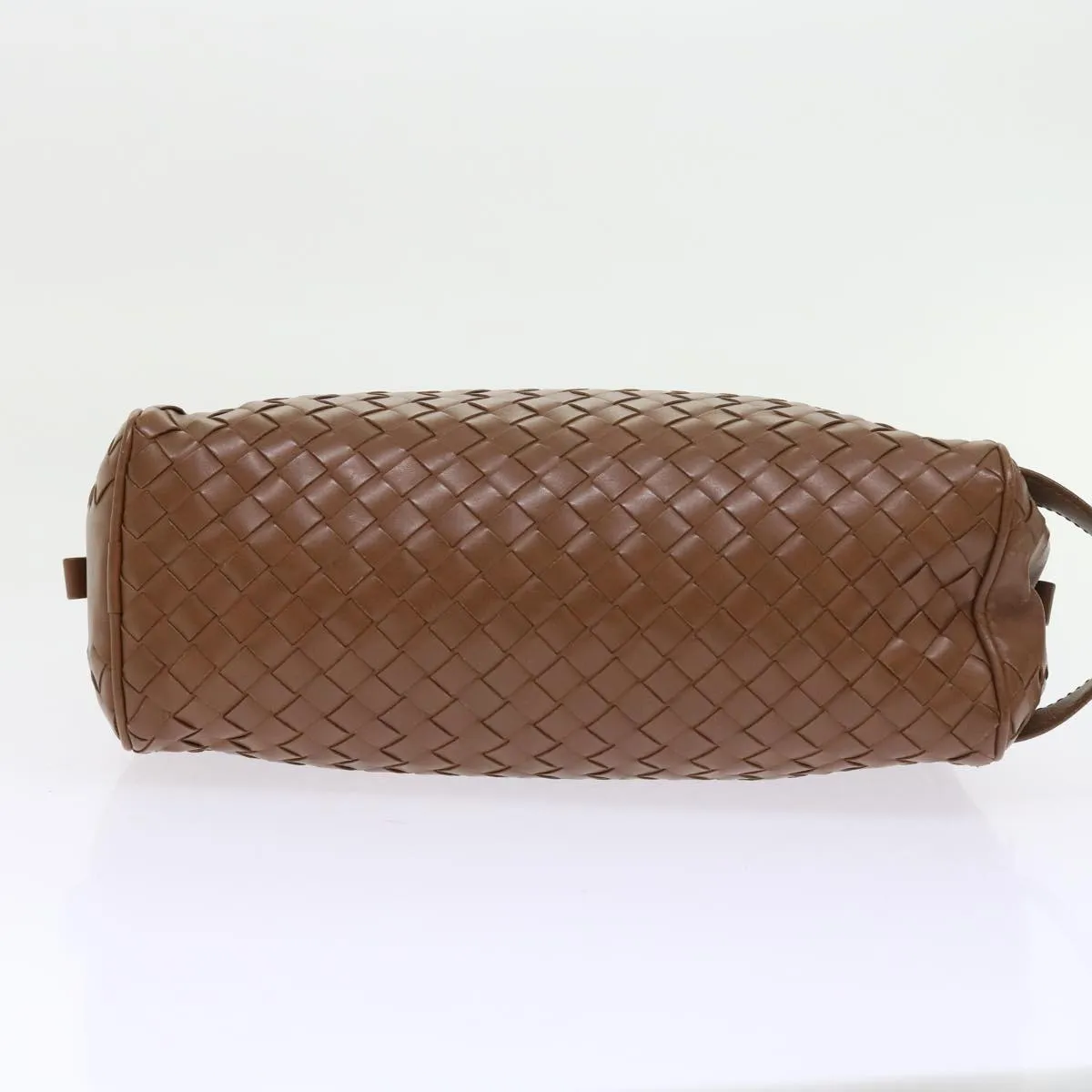 BOTTEGAVENETA INTRECCIATO Clutch Bag Leather Brown Auth 57828