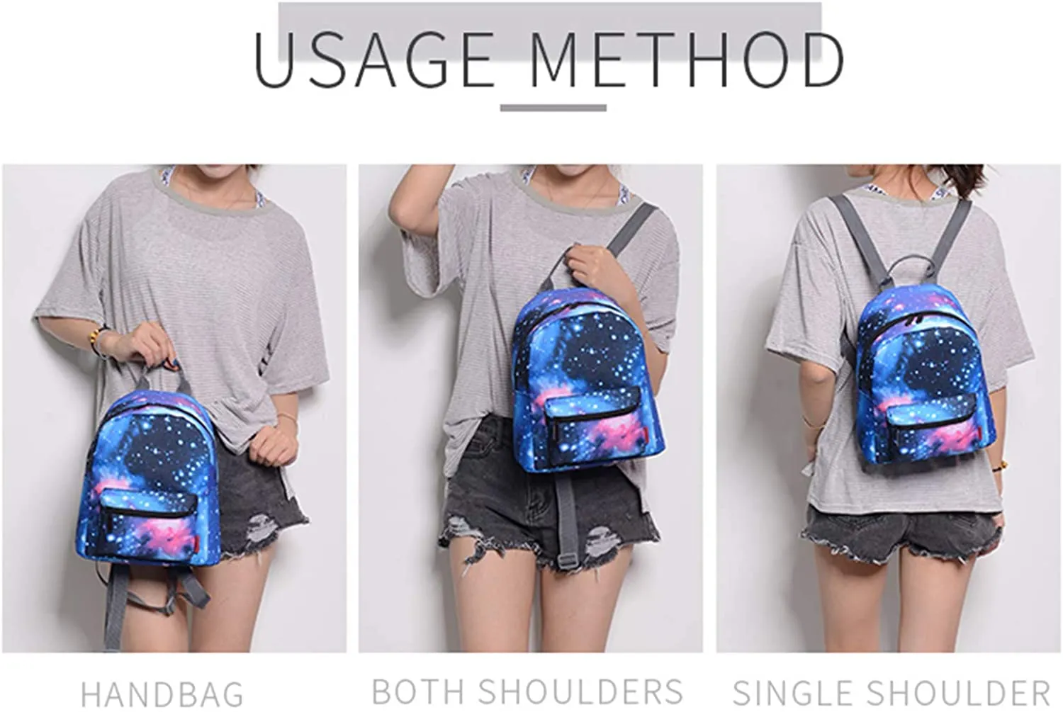 Bravo! Fashion Design All Purpose 9" Floral Backpack (Daisy Black)
