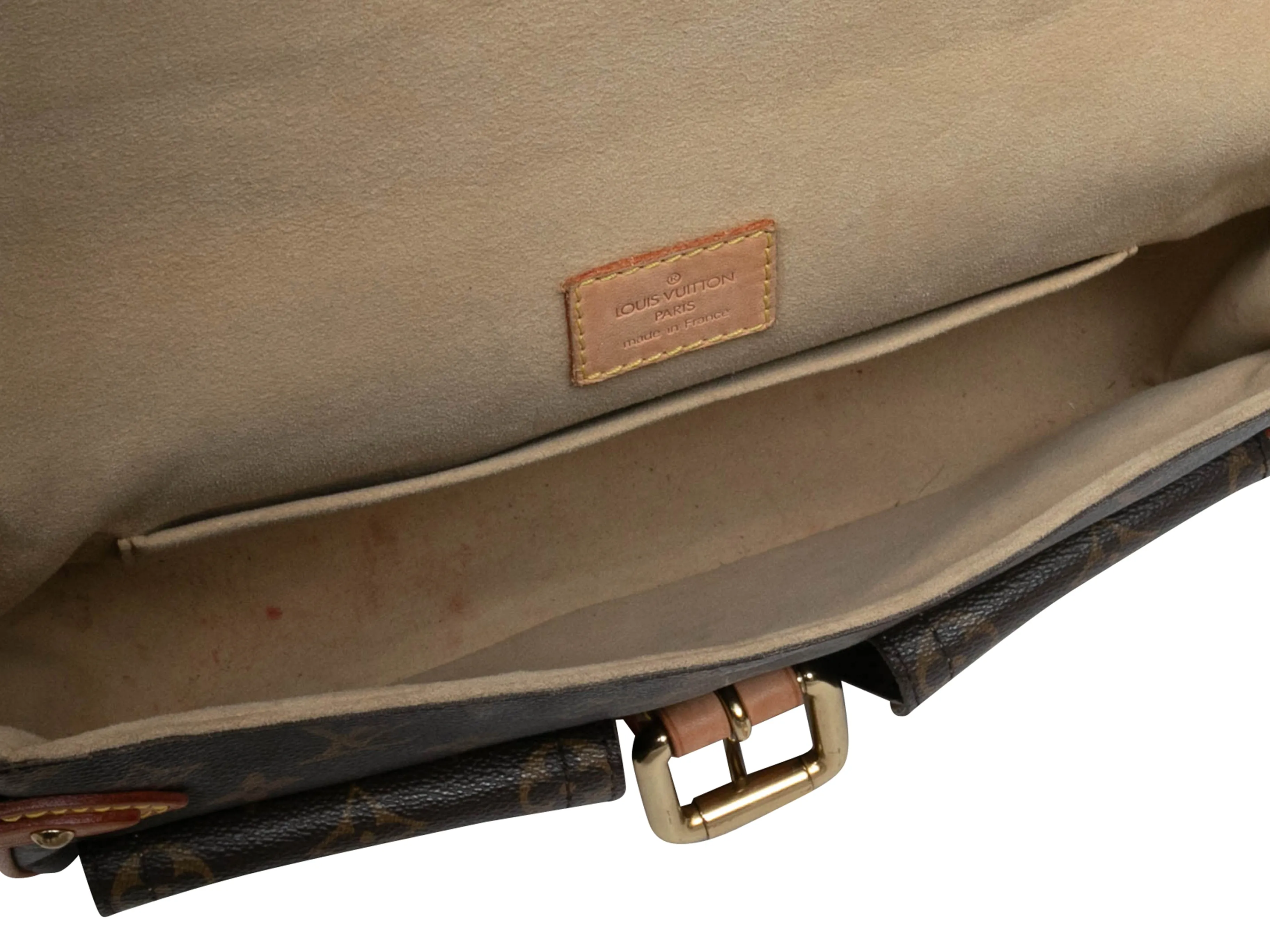 Brown Louis Vuitton Monogram Hudson PM Bag
