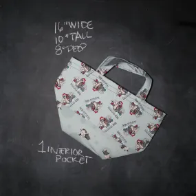 Bucket Tote Bag in Holiday Larry "Fa La La Nope."