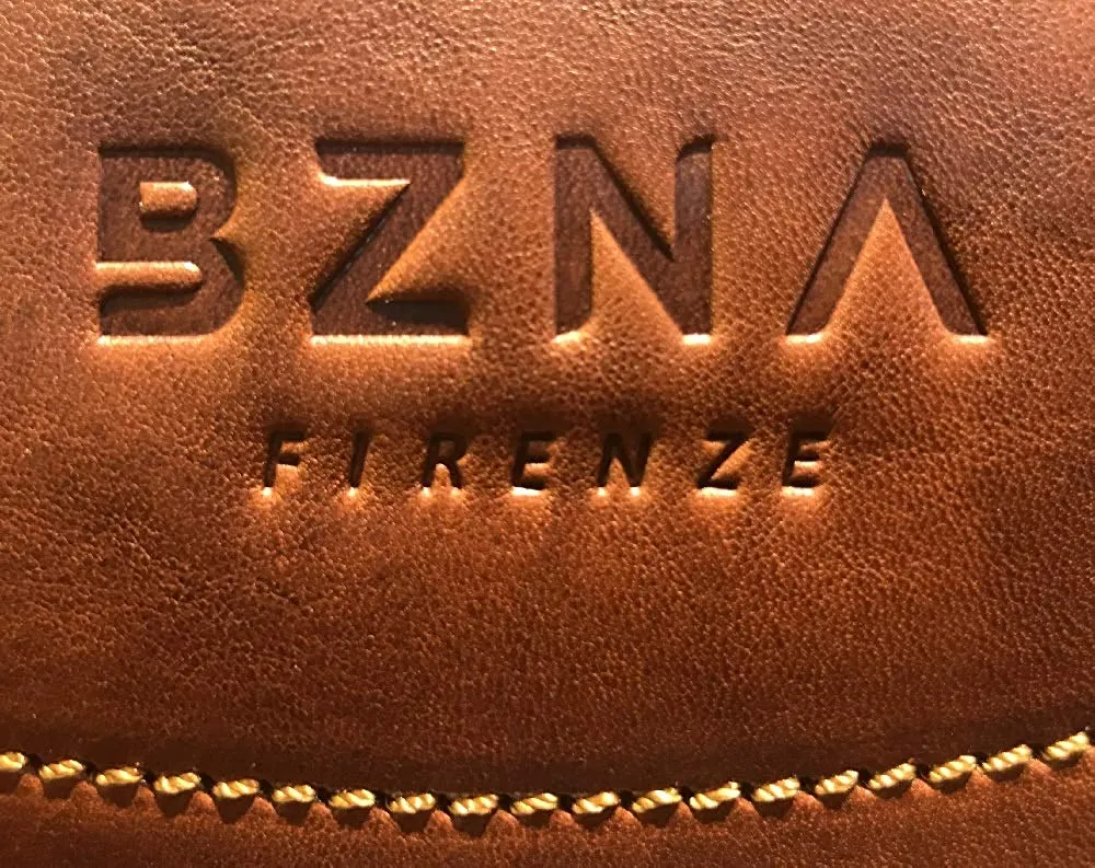 BZNA Firenze Bag Lorenzo braun Weekender Herren Reisetasche Business Bag Italy Designer Handtasche Schultertasche Tasche Leder Neu