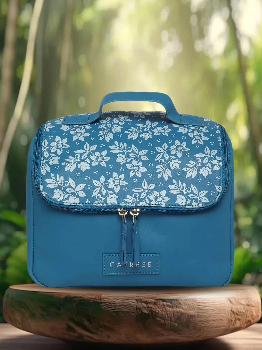 Caprese Bonita Vanity Case Medium Blue