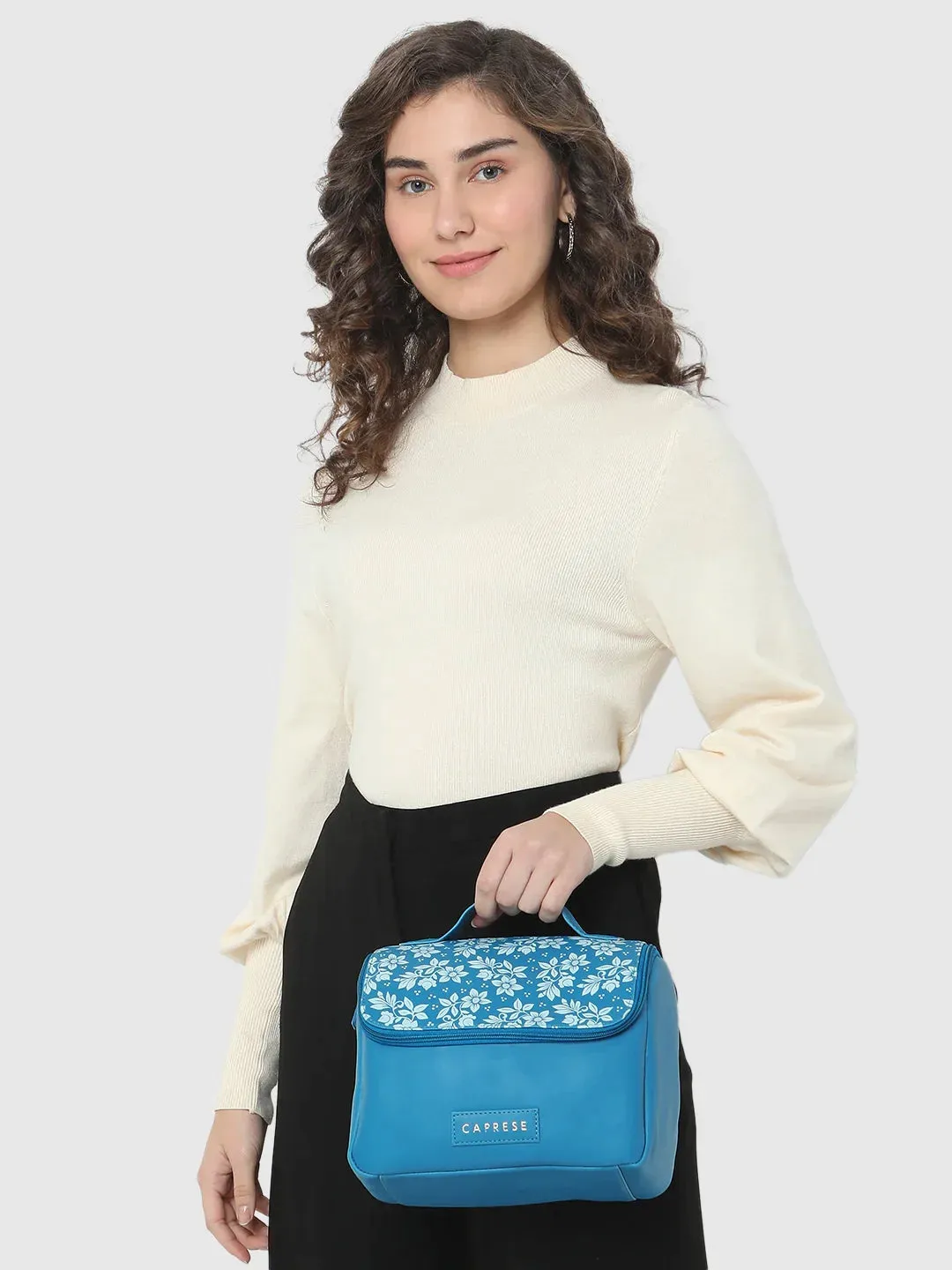 Caprese Bonita Vanity Case Medium Blue