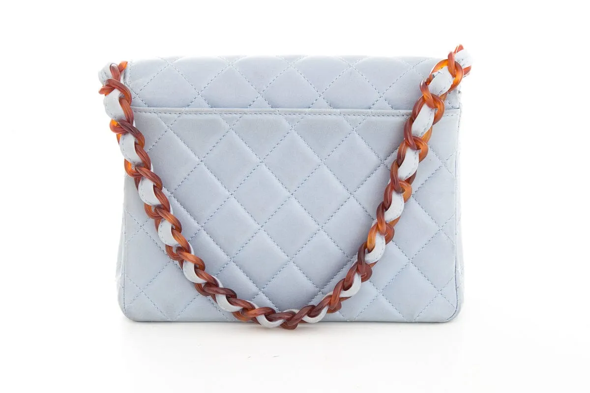 Chanel Vintage 1997/99 Pale Blue Handbag