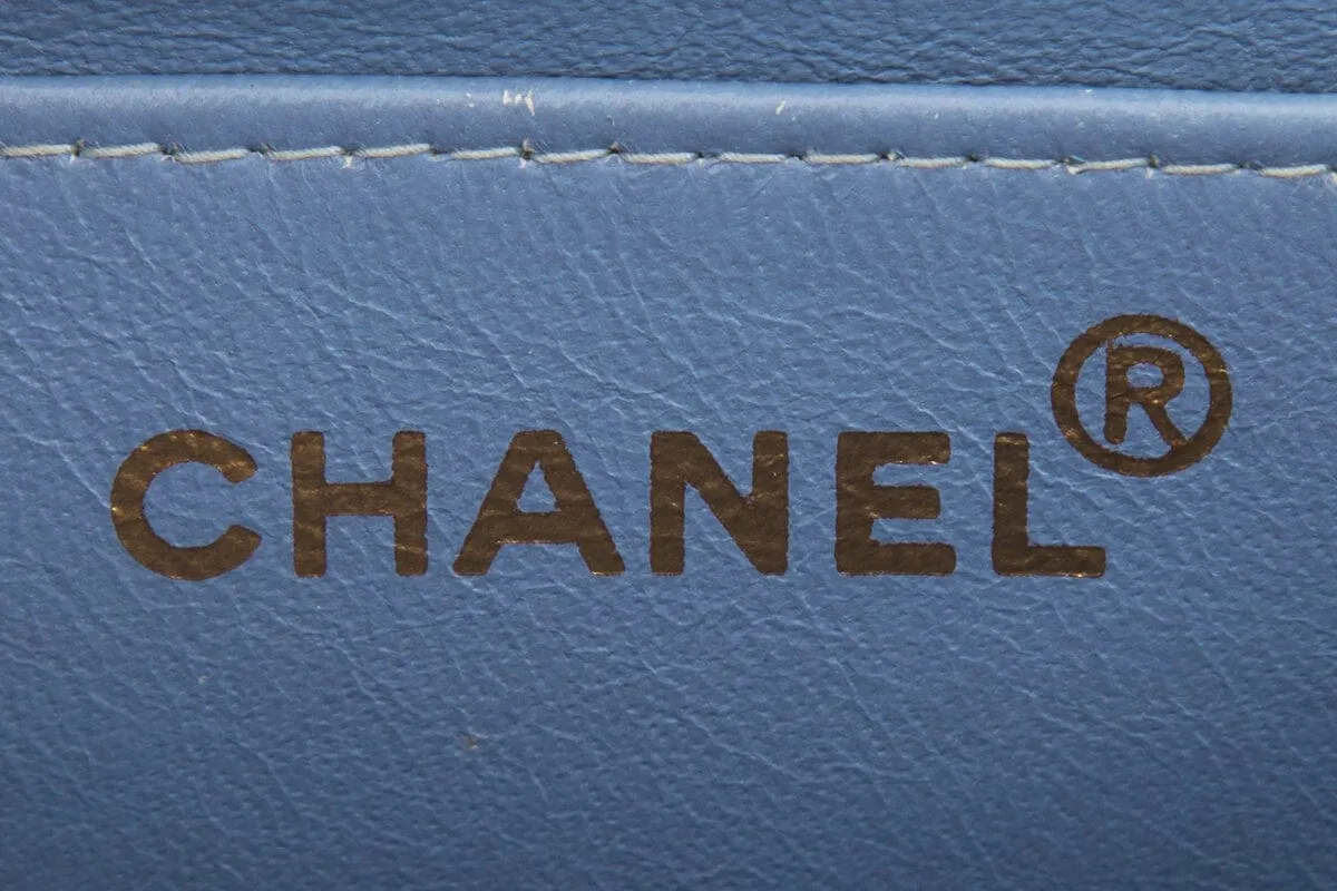 Chanel Vintage 1997/99 Pale Blue Handbag