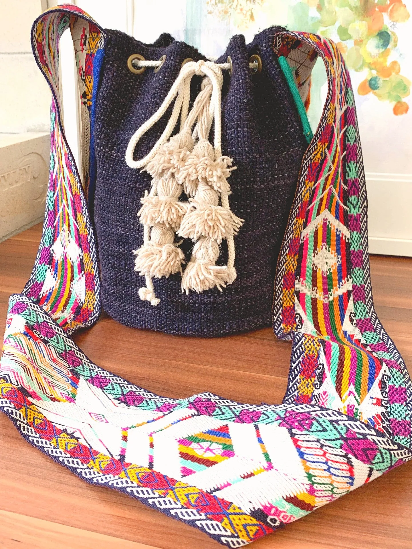 Cinturon Bucket in Navy (MORE STRAP COLORS)