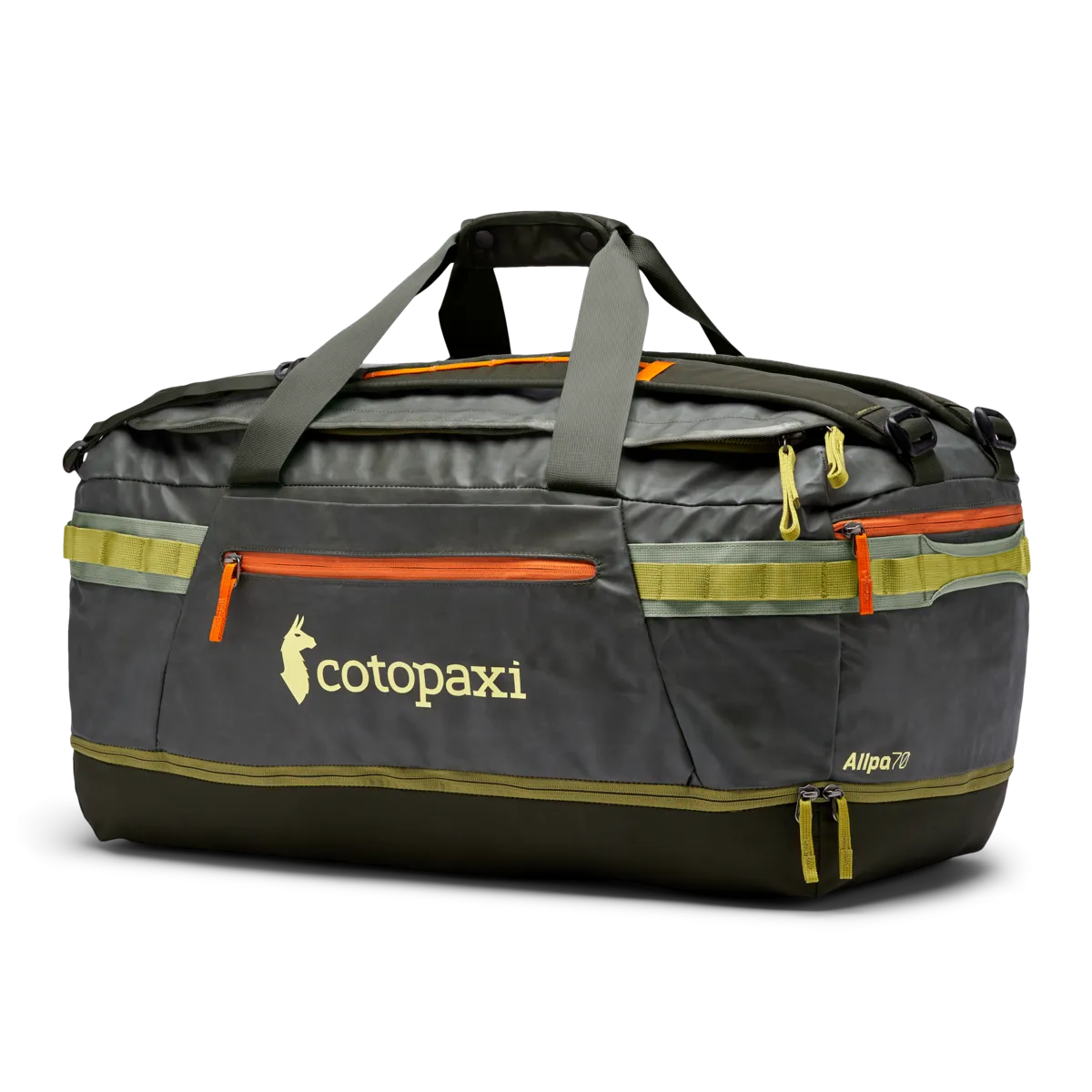 Cotopaxi Allpa 70L Duffel Bag Fatigue/Woods | Buy Cotopaxi Allpa 70L Duffel Bag Fatigue/Woods here | Outnorth