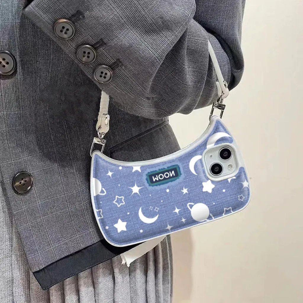 Cute Leopard Plaid Handbag Purse Shaped Handle Strap Protective Shockproof iPhone Case for iPhone 11 12 13 14 X XR XS Pro Max