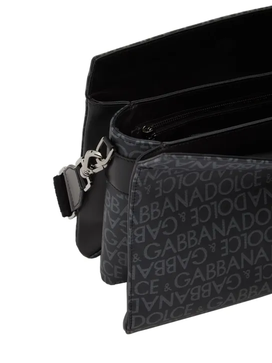 Dolce&amp;Gabbana   Logo jacquard messenger bag 