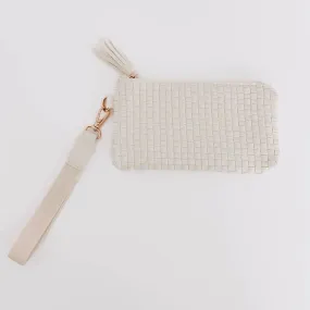 Emma Woven Clutch Wristlet