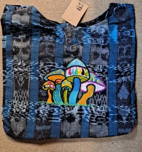 Erika Woven Mushroom Embroidery Bag