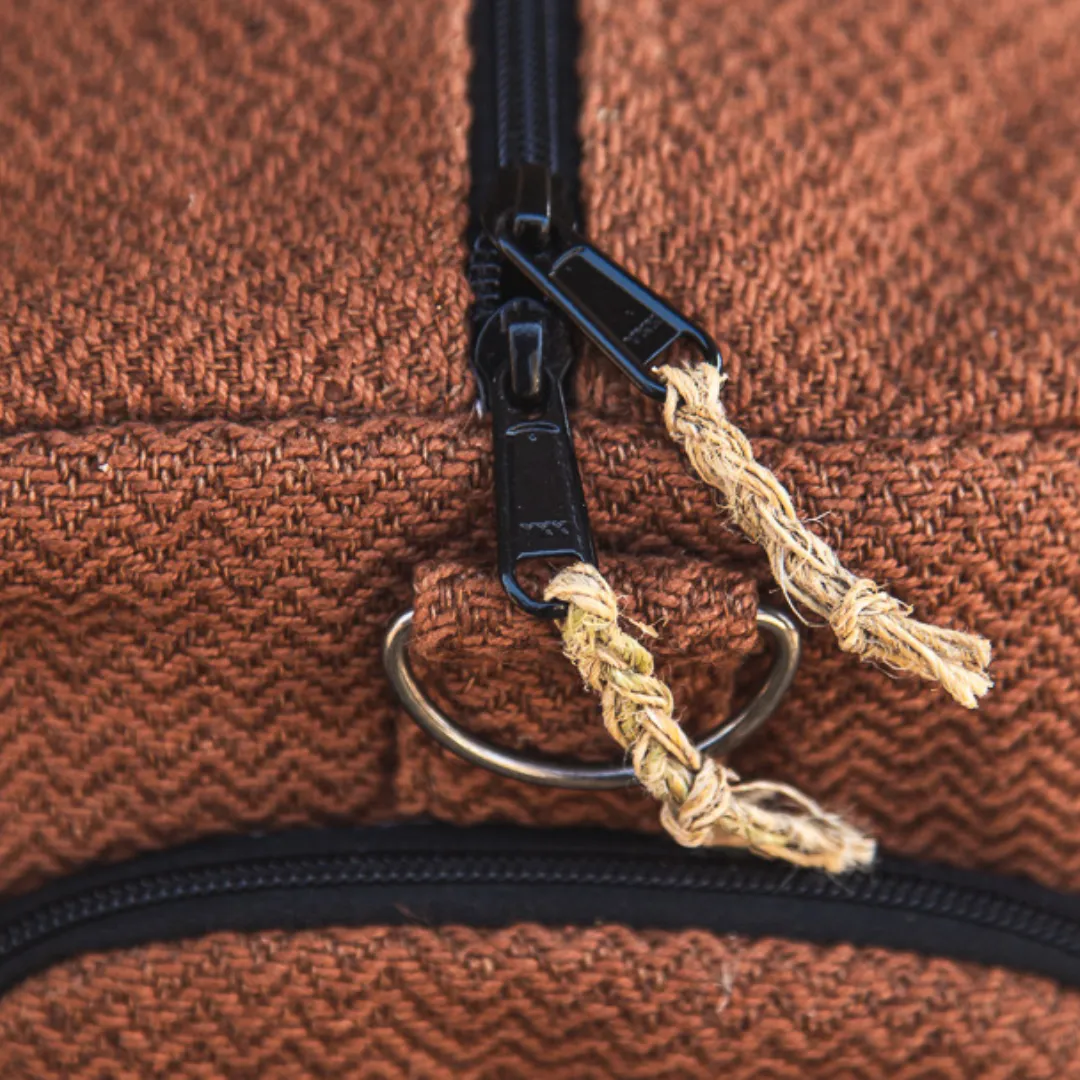 Everyday Hemp Duffel Bag - Brown