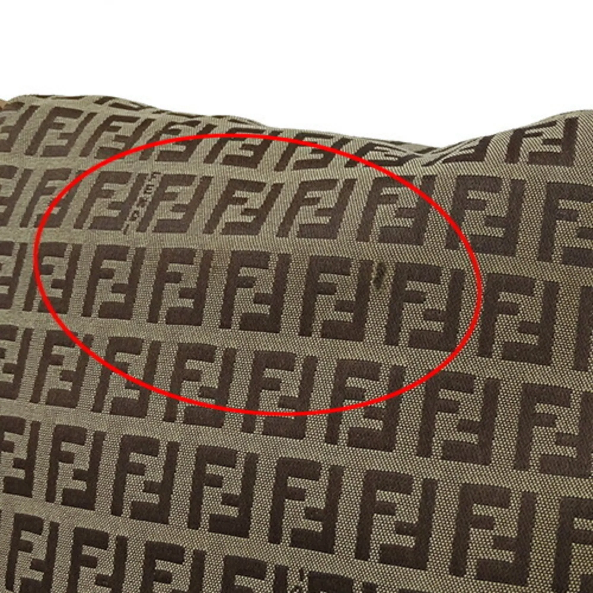 FENDI Bag Women's Handbag Shoulder Zucchino Canvas Beige 8BR004