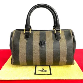 FENDI Boston Duffel bag leather black
