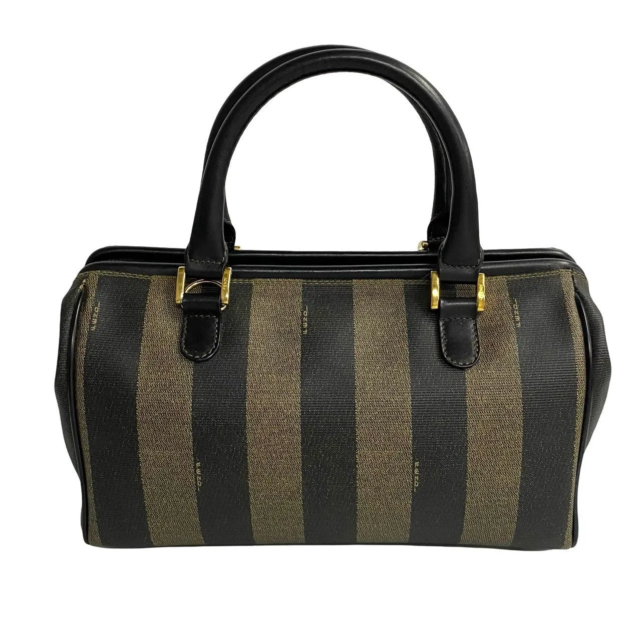 FENDI Boston Duffel bag leather black