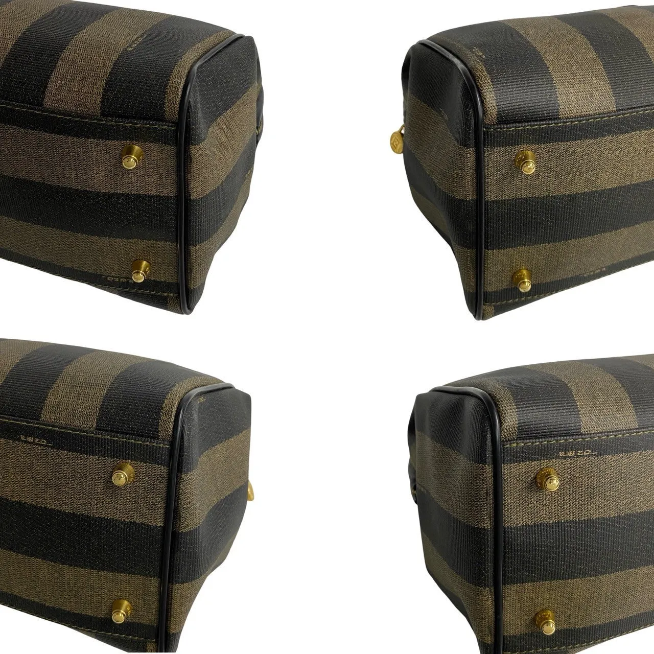 FENDI Boston Duffel bag leather black