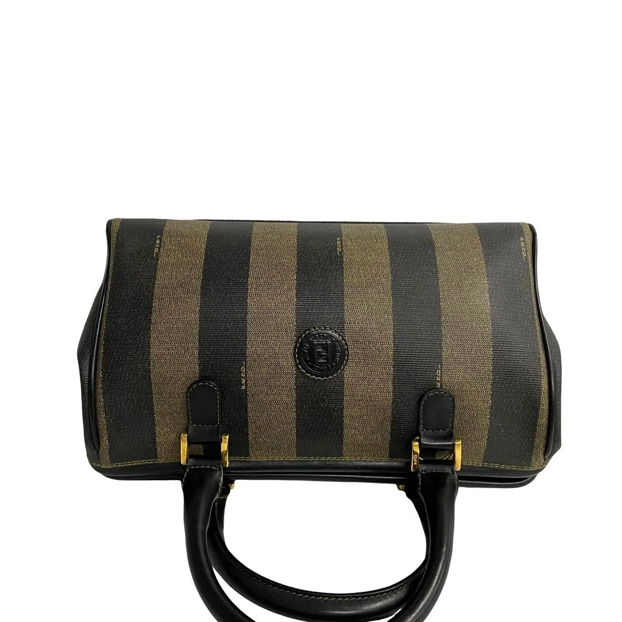 FENDI Boston Duffel bag leather black
