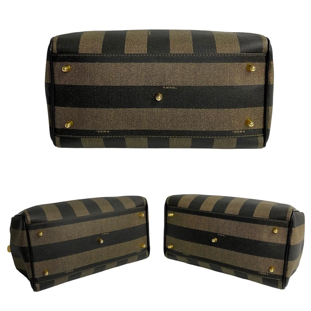 FENDI Boston Duffel bag leather black