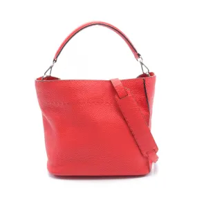 Fendi Selleria Anna Small Leather Handbag 8BT218