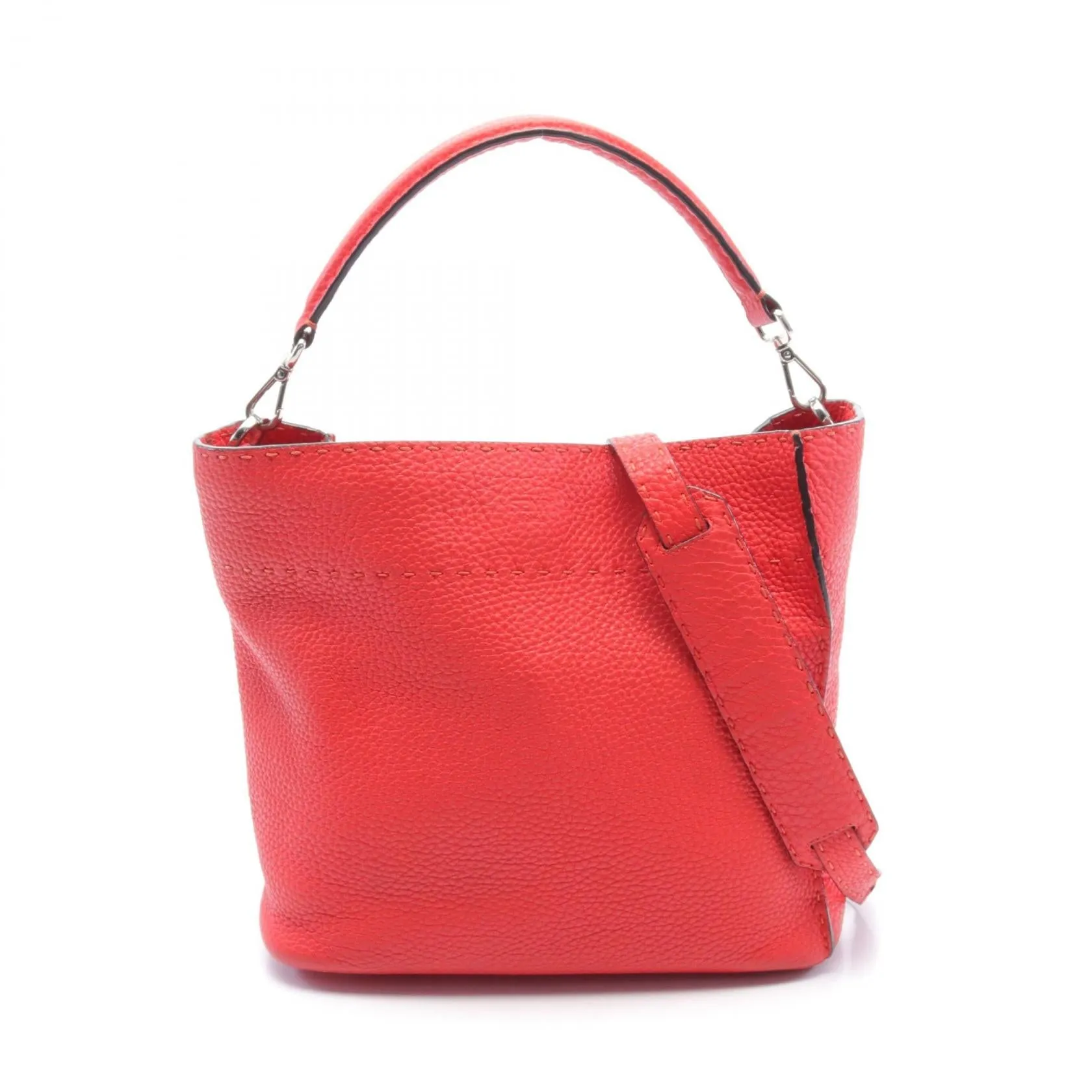 Fendi Selleria Anna Small Leather Handbag 8BT218