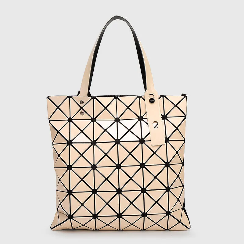 Geometric Diamond Shoulder Bag Minimalist Solid Color Women Handbag