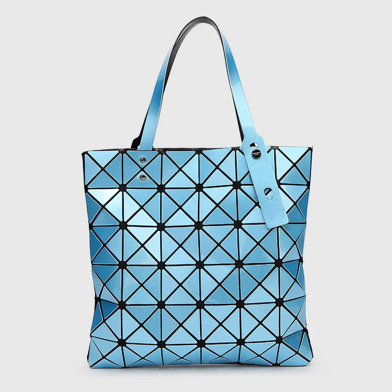 Geometric Diamond Shoulder Bag Minimalist Solid Color Women Handbag