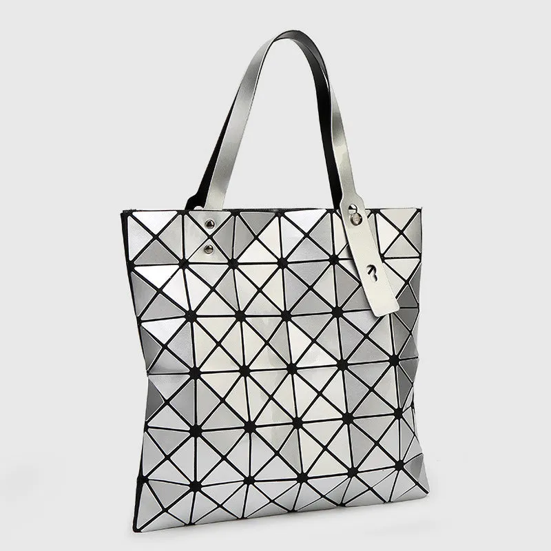 Geometric Diamond Shoulder Bag Minimalist Solid Color Women Handbag