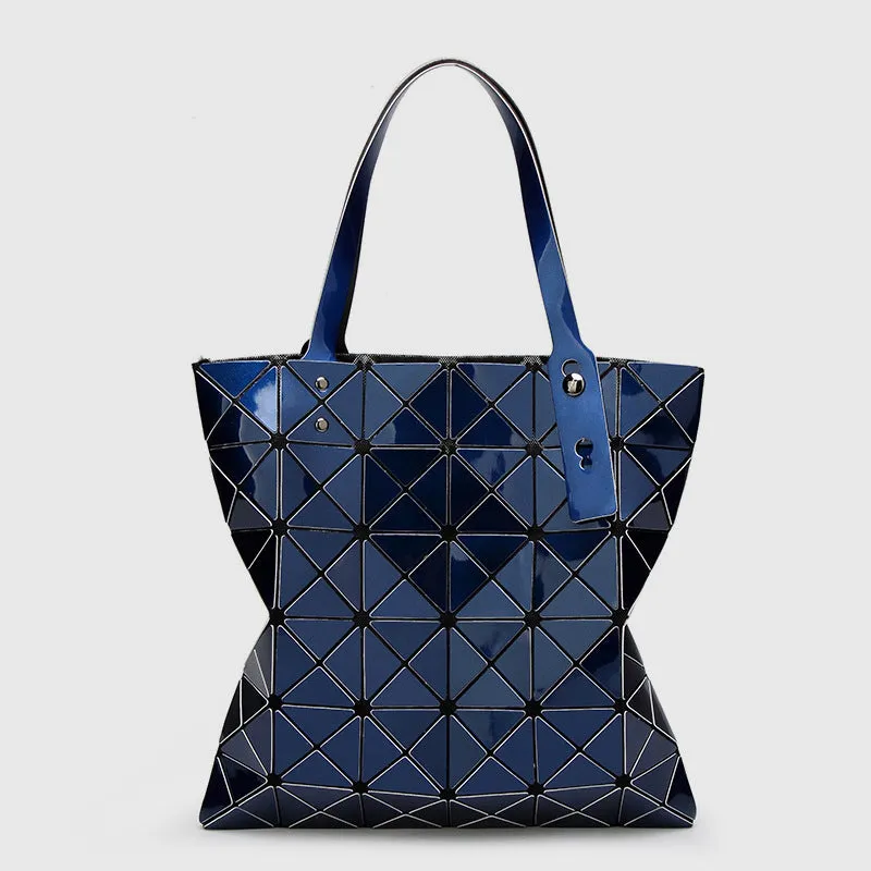 Geometric Diamond Shoulder Bag Minimalist Solid Color Women Handbag