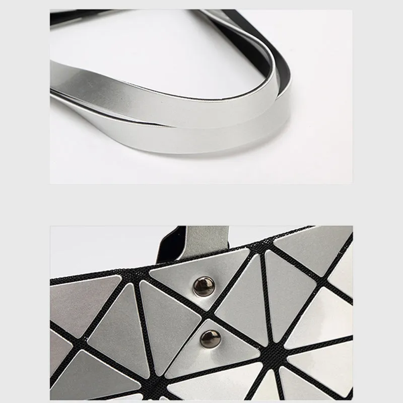 Geometric Diamond Shoulder Bag Minimalist Solid Color Women Handbag