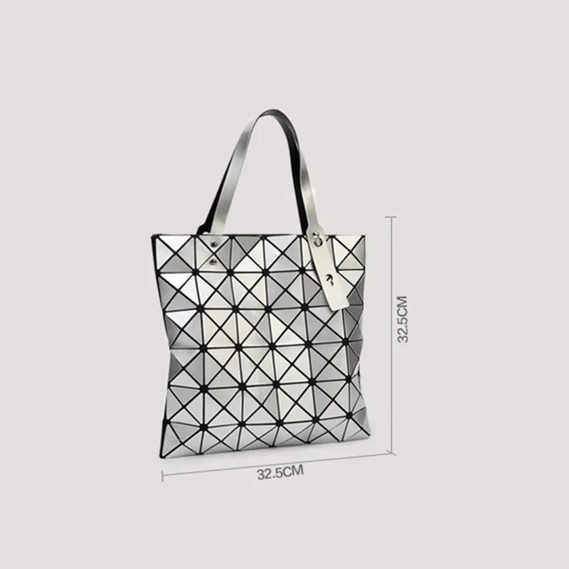 Geometric Diamond Shoulder Bag Minimalist Solid Color Women Handbag