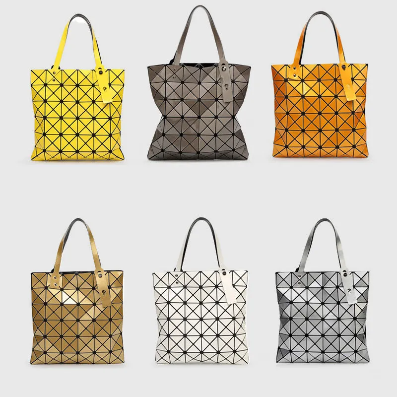 Geometric Diamond Shoulder Bag Minimalist Solid Color Women Handbag