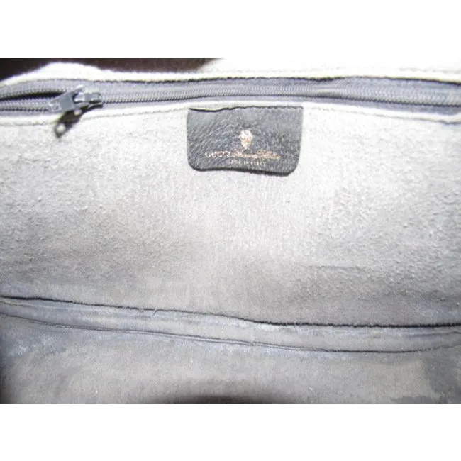 Gucci Speedy W Two Way Red Blue Accent Blue Guccissima Print Leather And Coated Canvas Satchel