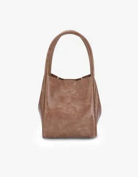 HOLLACE MINI TOTE WAXED MAUVE