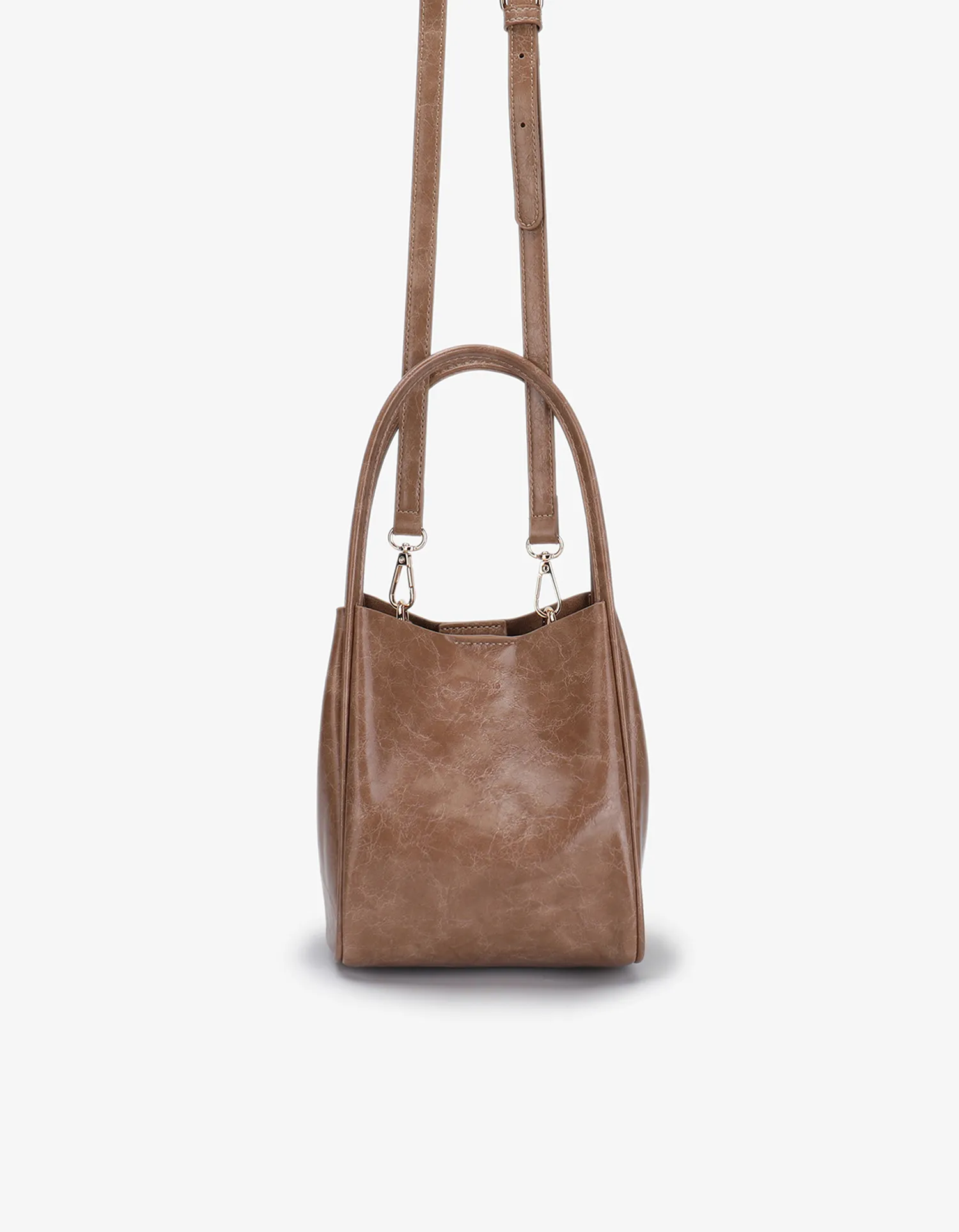 HOLLACE MINI TOTE WAXED MAUVE