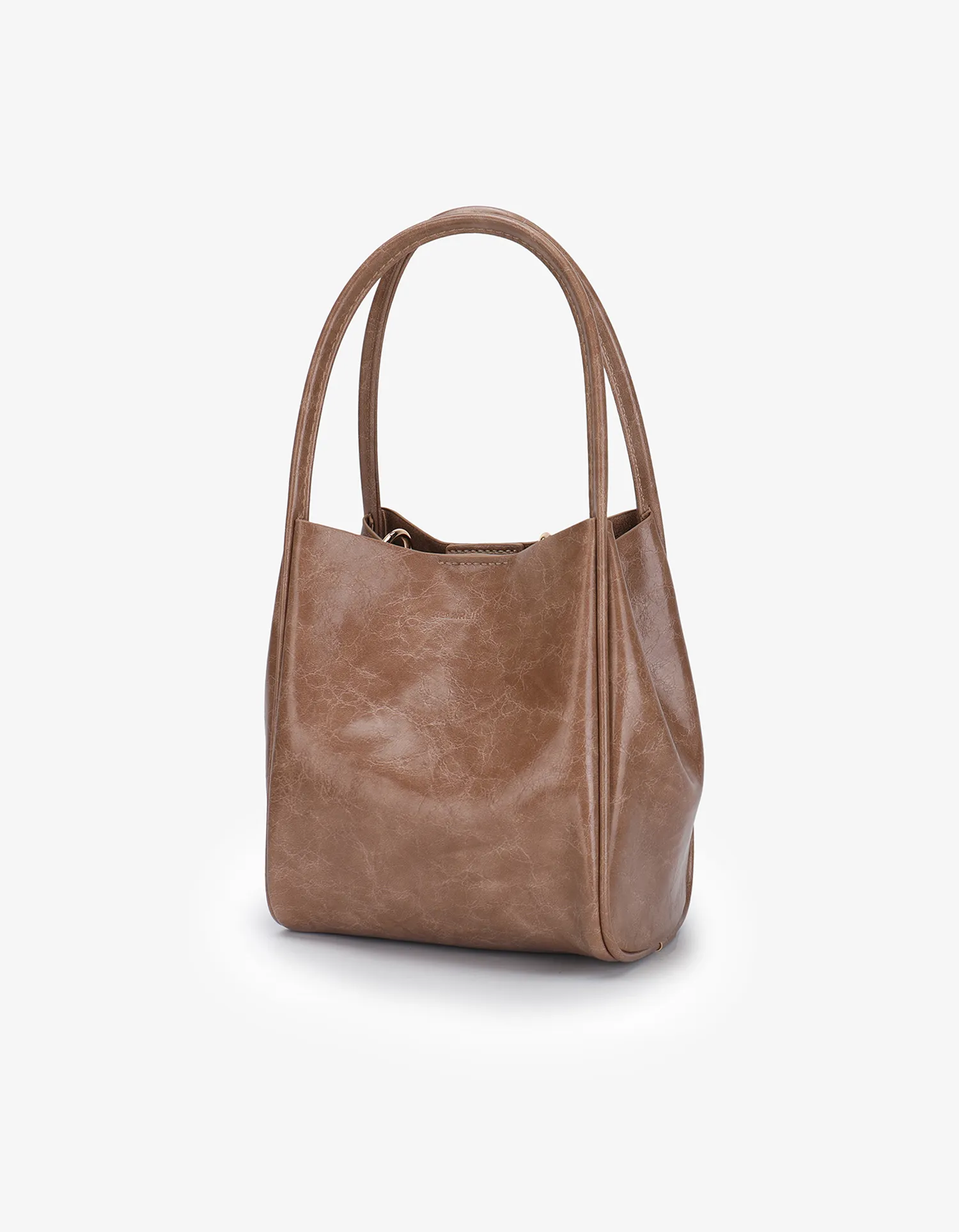 HOLLACE MINI TOTE WAXED MAUVE