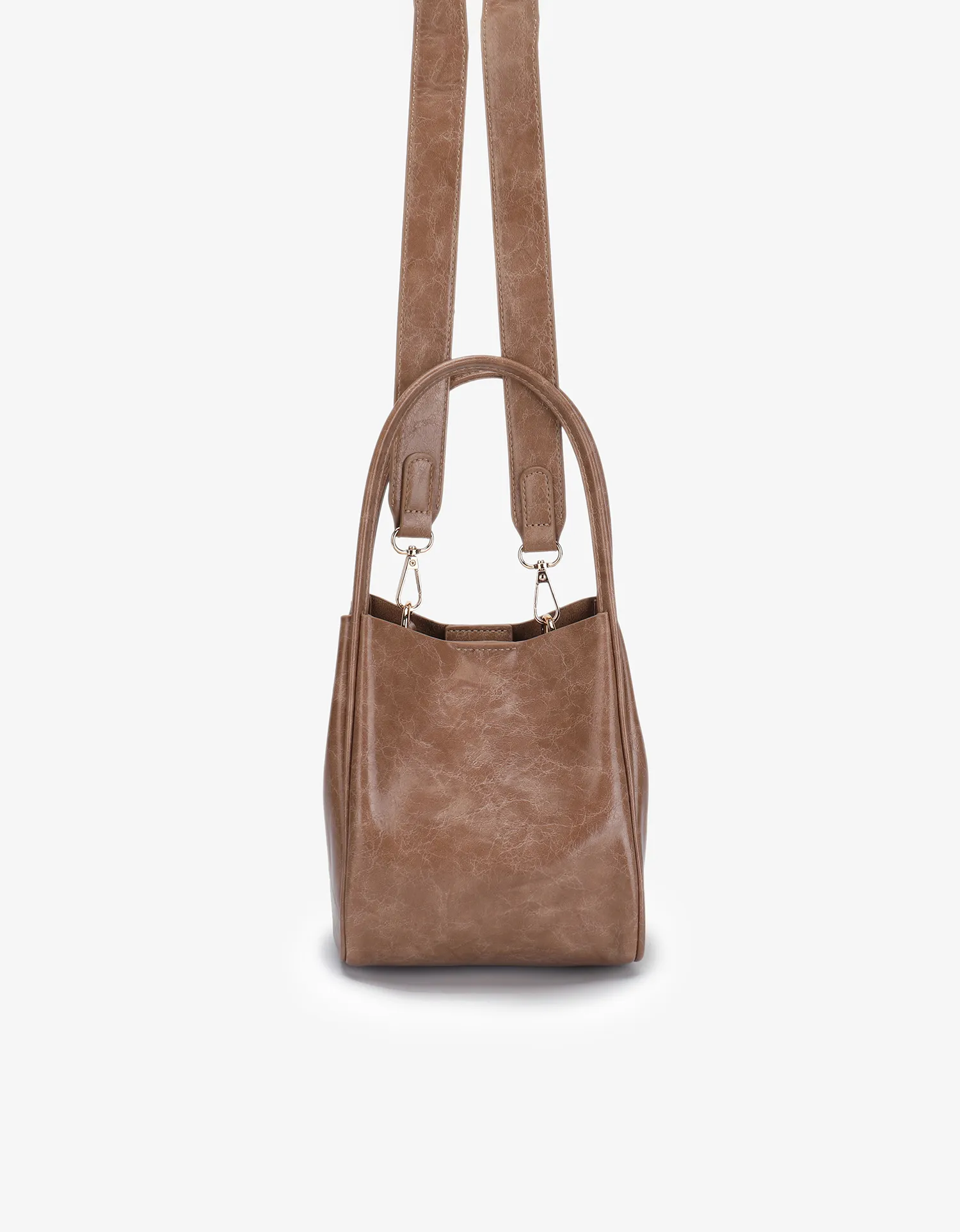 HOLLACE MINI TOTE WAXED MAUVE