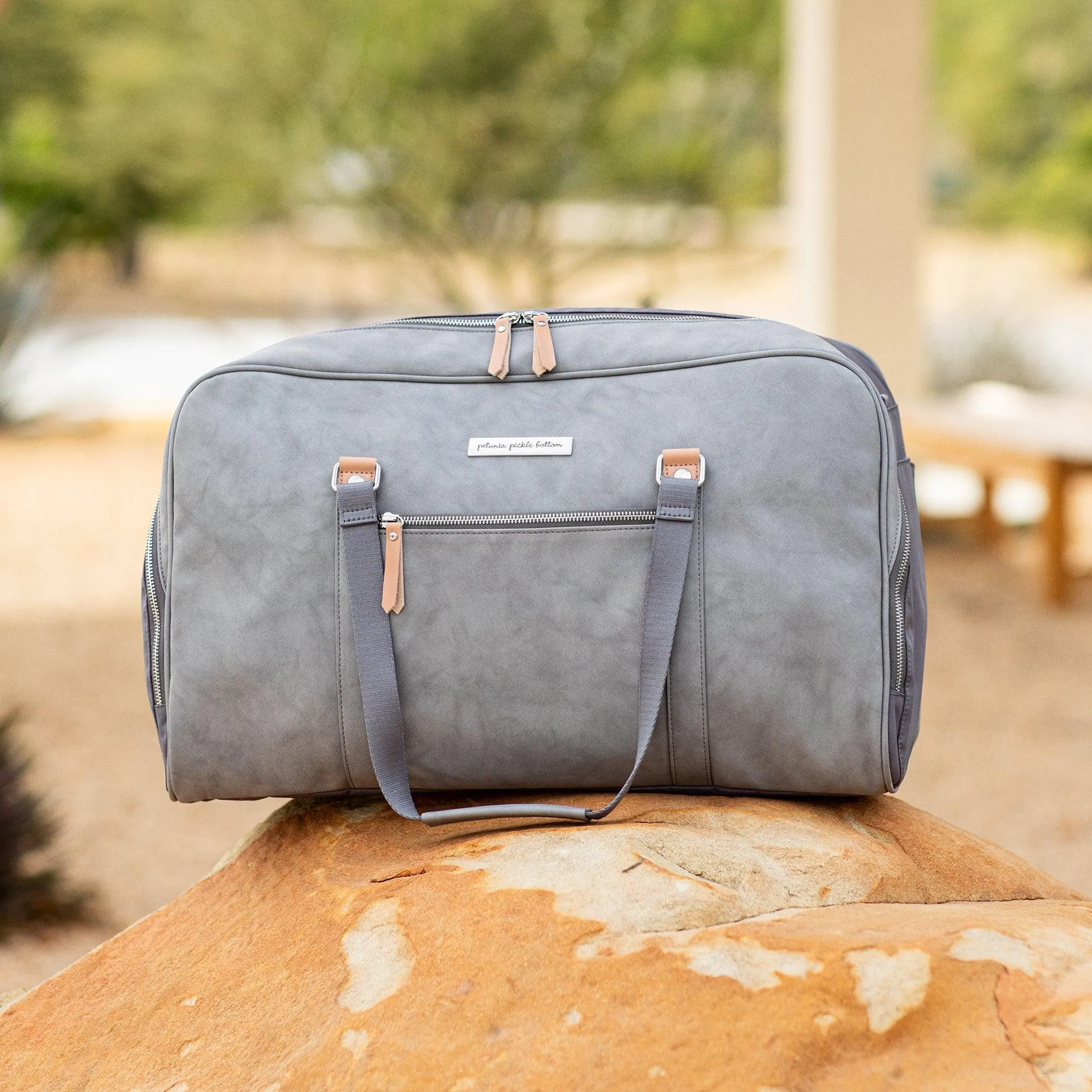 Inter-Mix Live-for-the-Weekender Travel Bag in Pewter