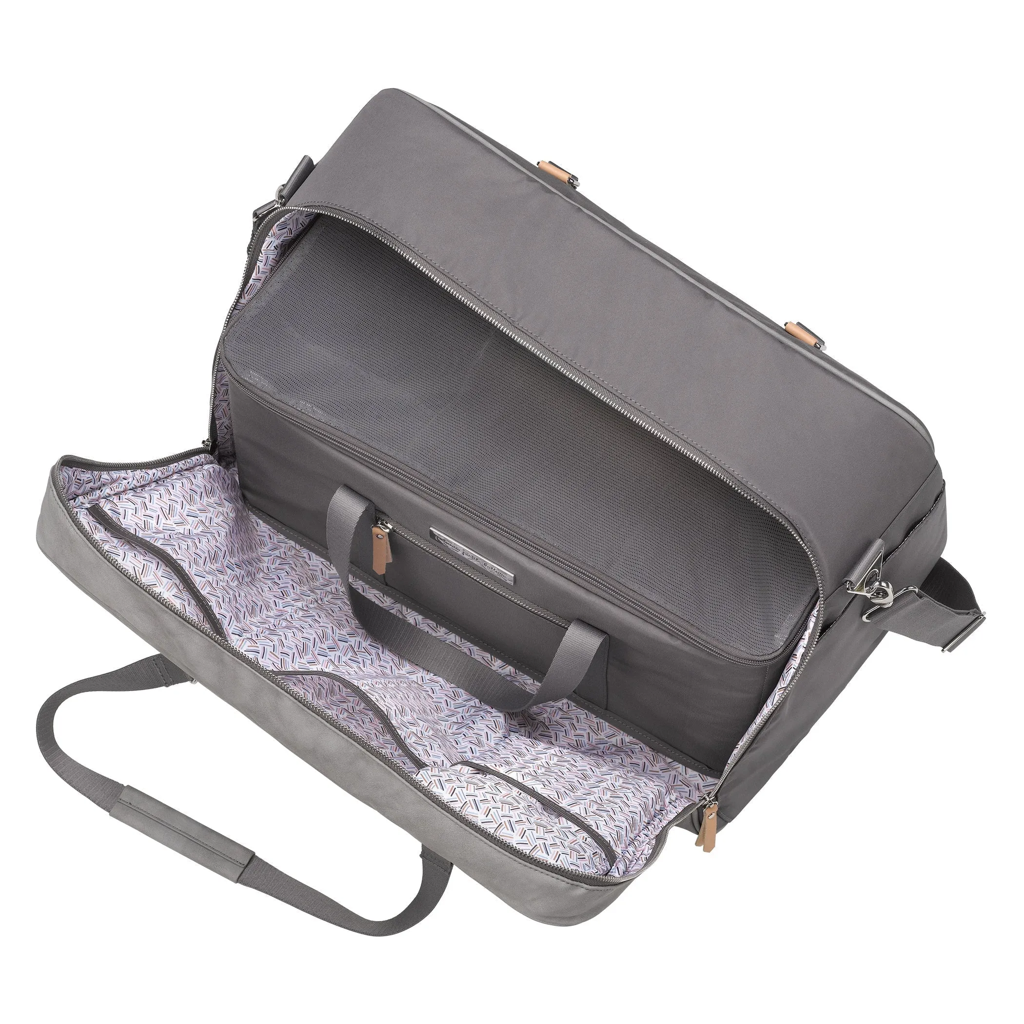 Inter-Mix Live-for-the-Weekender Travel Bag in Pewter