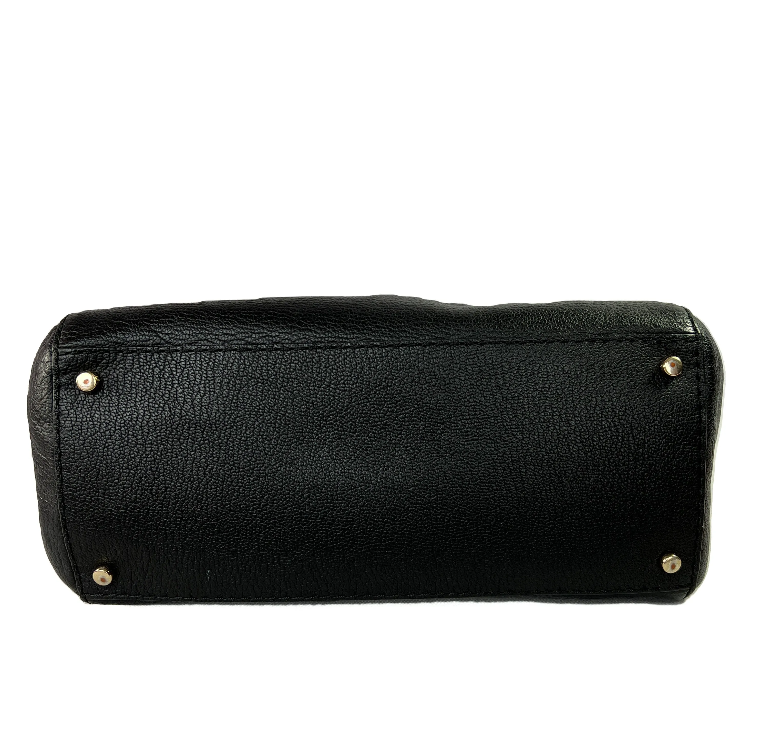 Kate Spade black leather satchel