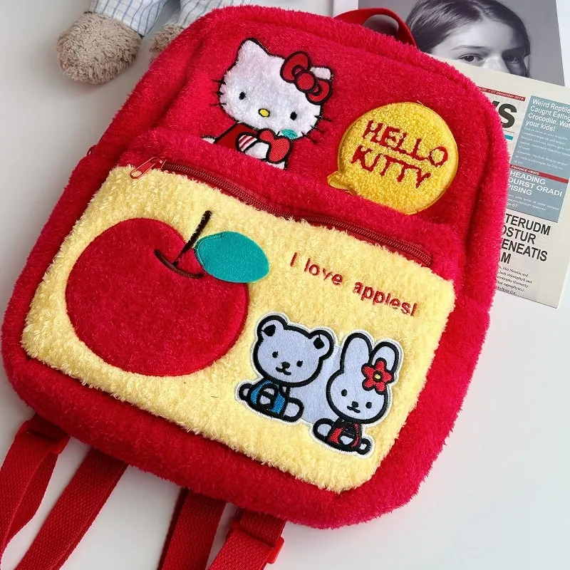 Kawaii Red Hello Kitty Backpack