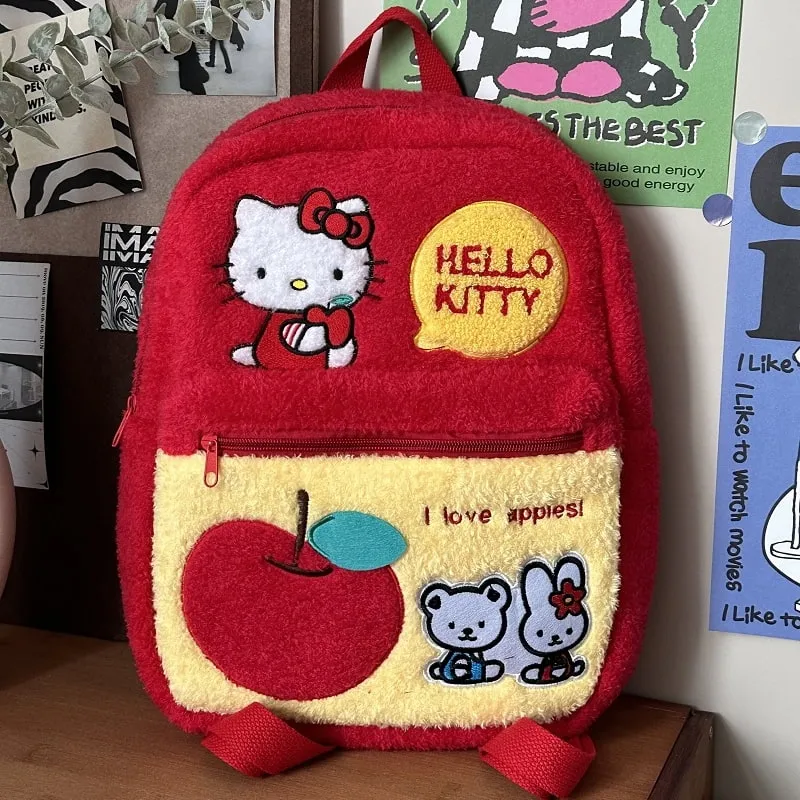 Kawaii Red Hello Kitty Backpack