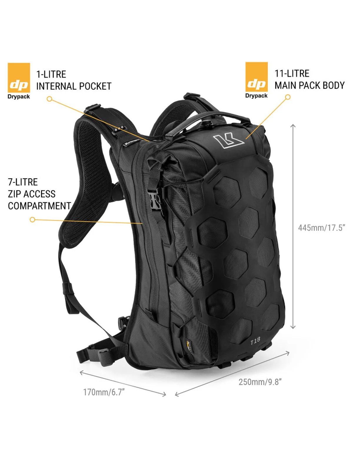 Kriega Trail18 Adventure Backpack