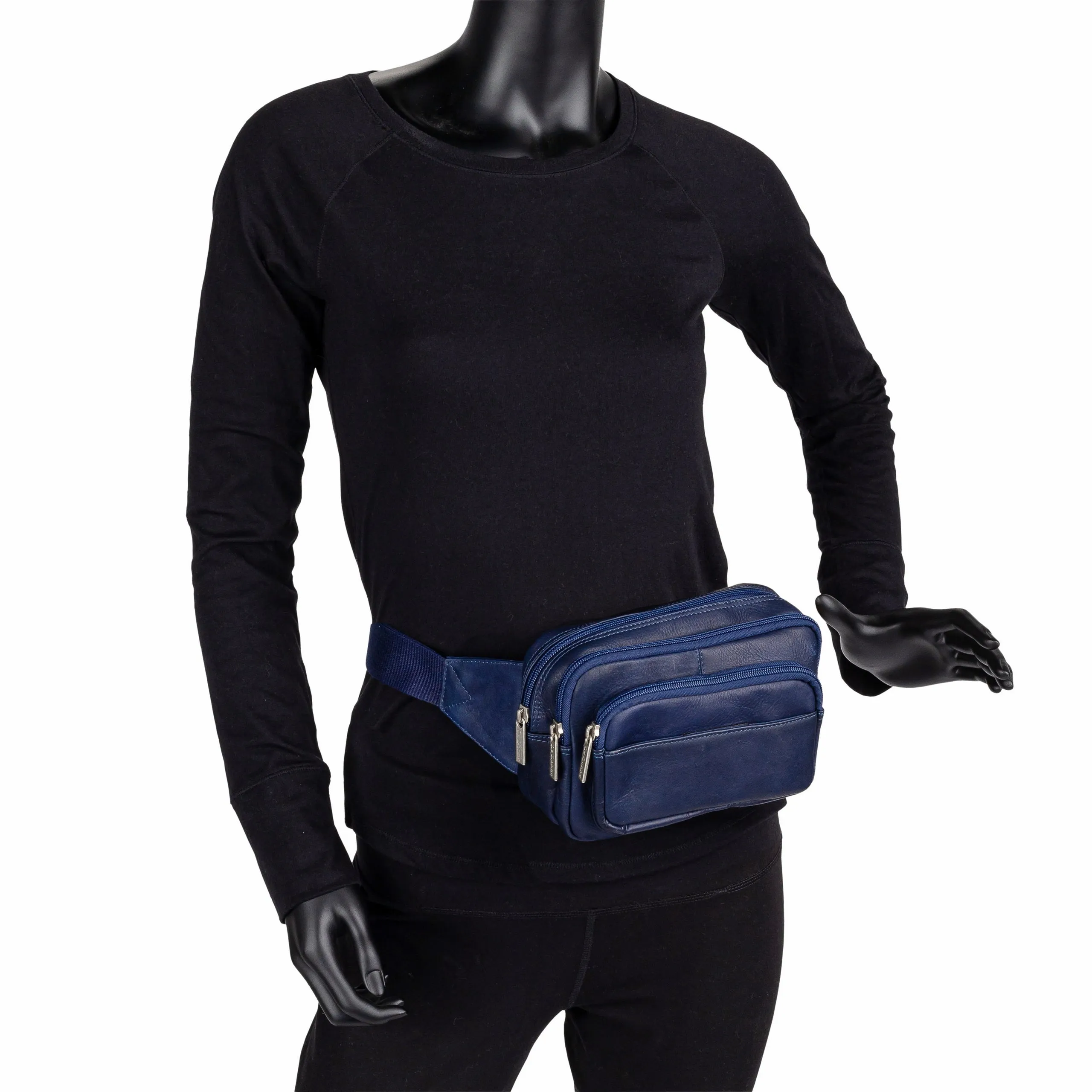 Le Donne LeatherFour Compartment Waist Bag