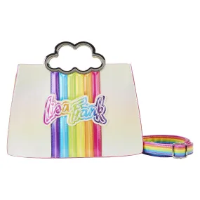 LF Lisa Frank Rainbow Cloud Handle Chain Strap Crossbody Bag