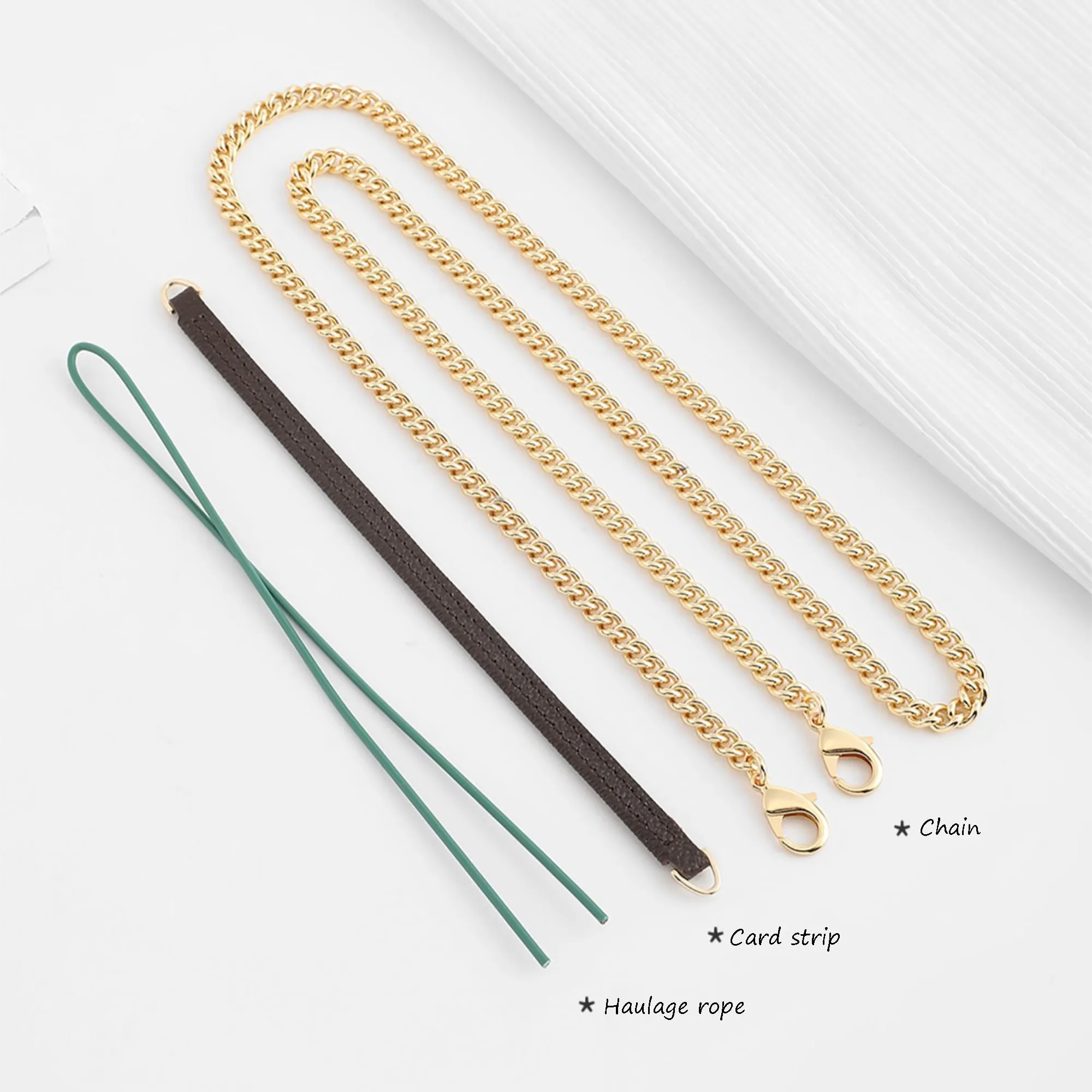 Marmont bag chain shoulder strap makeover, metal material shoulder strap accessory