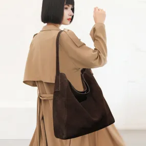 Matte Suede High-grade Tote Bag